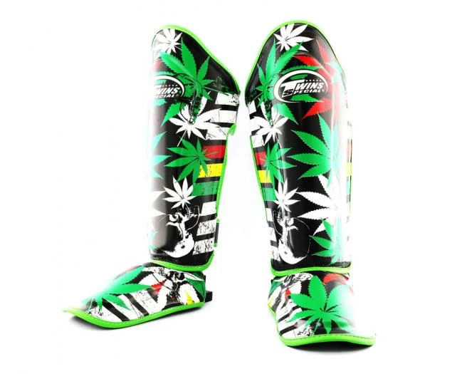 Twins "Grass" Fancy Shinguards - Fsgl10-54 - MMA Factory 4 Twins "Grass" Fancy Shinguards - Fsgl10-54 - MMA Factory - Image 2