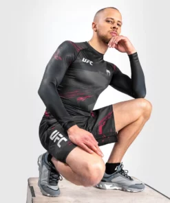 UFC Venum Fight Week 2.0 Rashguard - LS - MMA Factory -MMA FACTORY Shop 2281bd4ceea4c08ea4500291d5cf449e47afb84c rs fightweeks 2.0 black 07