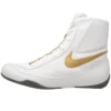 Nike Machomai 2 Boxing Shoes - White/Gold - MMA Factory -MMA FACTORY Shop 321819 170 42304.1567530962 1 17
