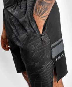Venum YKZ21 Training Shorts - MMA Factory -MMA FACTORY Shop 51d15efffeb6b1f74a8584982a75cd904a33d129 fs ykz black black 09