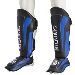 Shinobi Breaker Shinguards - MMA Factory -MMA FACTORY Shop Blue Black 1