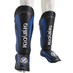 Shinobi Breaker Shinguards - MMA Factory -MMA FACTORY Shop Blue Black 3
