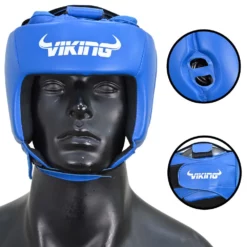 Viking Competition Headgear - MMA Factory -MMA FACTORY Shop Competition Head Gear Blue White 4 1000