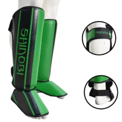 Shinobi Striker Shinguards - MMA Factory 39 Shinobi Striker Shinguards - MMA Factory -MMA FACTORY Shop Green Black 4