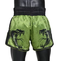 Shinobi Killer Cobra Muay Thai Shorts - MMA Factory -MMA FACTORY Shop Killer Cobra Green Black 4 1000