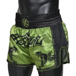 Shinobi Killer Cobra Muay Thai Shorts - MMA Factory -MMA FACTORY Shop Killer Cobra Green Black 6 1000