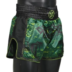 Shinobi Killer Cobra Muay Thai Shorts - MMA Factory -MMA FACTORY Shop Killer Cobra Jungle Green 2 1000