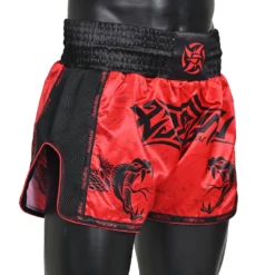 Shinobi Killer Cobra Muay Thai Shorts - MMA Factory -MMA FACTORY Shop Killer Cobra Red Black 6 1000