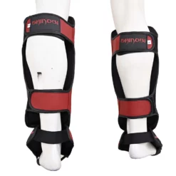 Shinobi Striker Shinguards - MMA Factory 35 Shinobi Striker Shinguards - MMA Factory -MMA FACTORY Shop Maroon Black 1