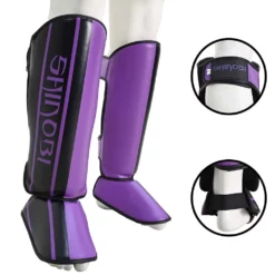 Shinobi Striker Shinguards - MMA Factory 24 Shinobi Striker Shinguards - MMA Factory -MMA FACTORY Shop Purple Black 4