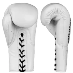 Viking ProX Pro Horse Hair Fight Glove (Lace Up) - MMA Factory -MMA FACTORY Shop VIking Valhalla White Black 6 1000