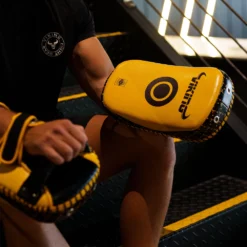 Viking Diablo Curved Pro Leather Thai Pads (Heavy Duty) - MMA Factory -MMA FACTORY Shop Viking Pads 1000 44