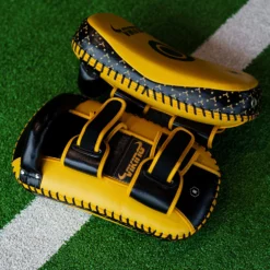 Viking Diablo Curved Pro Leather Thai Pads (Heavy Duty) - MMA Factory -MMA FACTORY Shop Viking Pads 1000 45