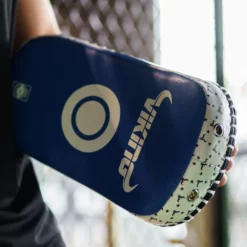 Viking Diablo Curved Pro Leather Thai Pads (Heavy Duty) - MMA Factory -MMA FACTORY Shop Viking Pads 1000 53