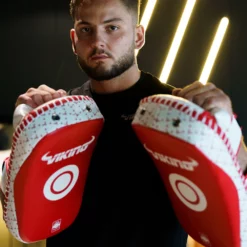 Viking Diablo Curved Pro Leather Thai Pads (Heavy Duty) - MMA Factory -MMA FACTORY Shop Viking Pads 1000 57