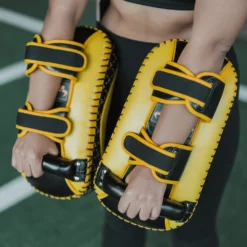 Viking Diablo Curved Pro Leather Thai Pads (Heavy Duty) - MMA Factory -MMA FACTORY Shop Viking Pads 1000 62