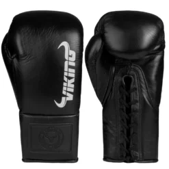 Viking ProX Pro Horse Hair Fight Glove (Lace Up) - MMA Factory -MMA FACTORY Shop Viking Valhalla Black White 6 1000