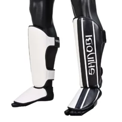 Shinobi Striker Shinguards - MMA Factory 37 Shinobi Striker Shinguards - MMA Factory -MMA FACTORY Shop White Black 1