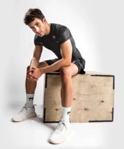 Venum Tempest 2.0 Rashguard - Short Sleeves - MMA Factory -MMA FACTORY Shop aa485b8c308b39b0dba3f5e4dda90da51d115304 rashguards ss tempest2.0 black grey 08 1 1