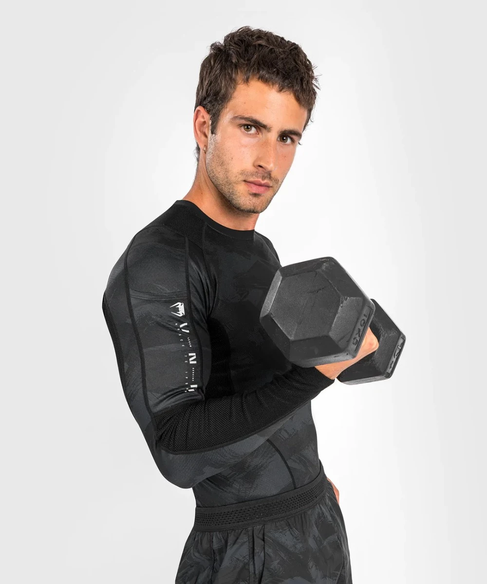 Venum Electron 3.0 Rashguard - LS - MMA Factory 6 Venum Electron 3.0 Rashguard - LS - MMA Factory - Image 4