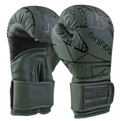 Shinobi Ballistic Boxing Gloves - MMA Factory -MMA FACTORY Shop ballisticgreenblack1 2