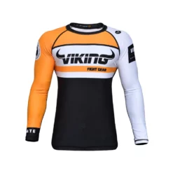 Viking Battle Rashguard - Long Sleeve - MMA Factory -MMA FACTORY Shop battle rash yellow fs f