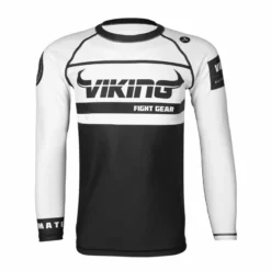 Viking Battle Rashguard - Long Sleeve - MMA Factory -MMA FACTORY Shop battle rashguard white f s front 1 1