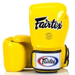 Fairtex BGV1 Tight Fit Boxing Gloves - MMA Factory -MMA FACTORY Shop bgv1 yellow 1 4 1 resize