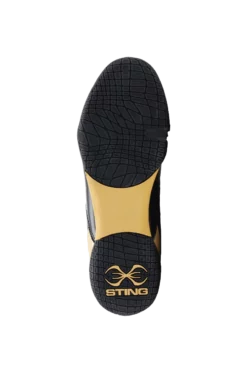 Sting Viper Boxing Shoe - MMA Factory -MMA FACTORY Shop black gold bottom grey 1