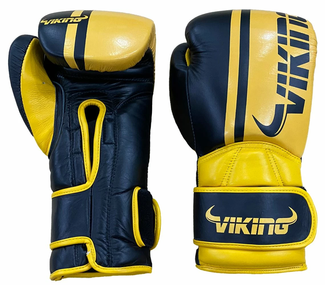Viking Odin Elite Leather Dual Wrist Strap Boxing Gloves - MMA Factory 6 Viking Odin Elite Leather Dual Wrist Strap Boxing Gloves - MMA Factory - Image 4