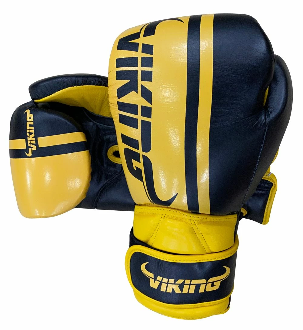 Viking Odin Elite Leather Dual Wrist Strap Boxing Gloves - MMA Factory 5 Viking Odin Elite Leather Dual Wrist Strap Boxing Gloves - MMA Factory - Image 3