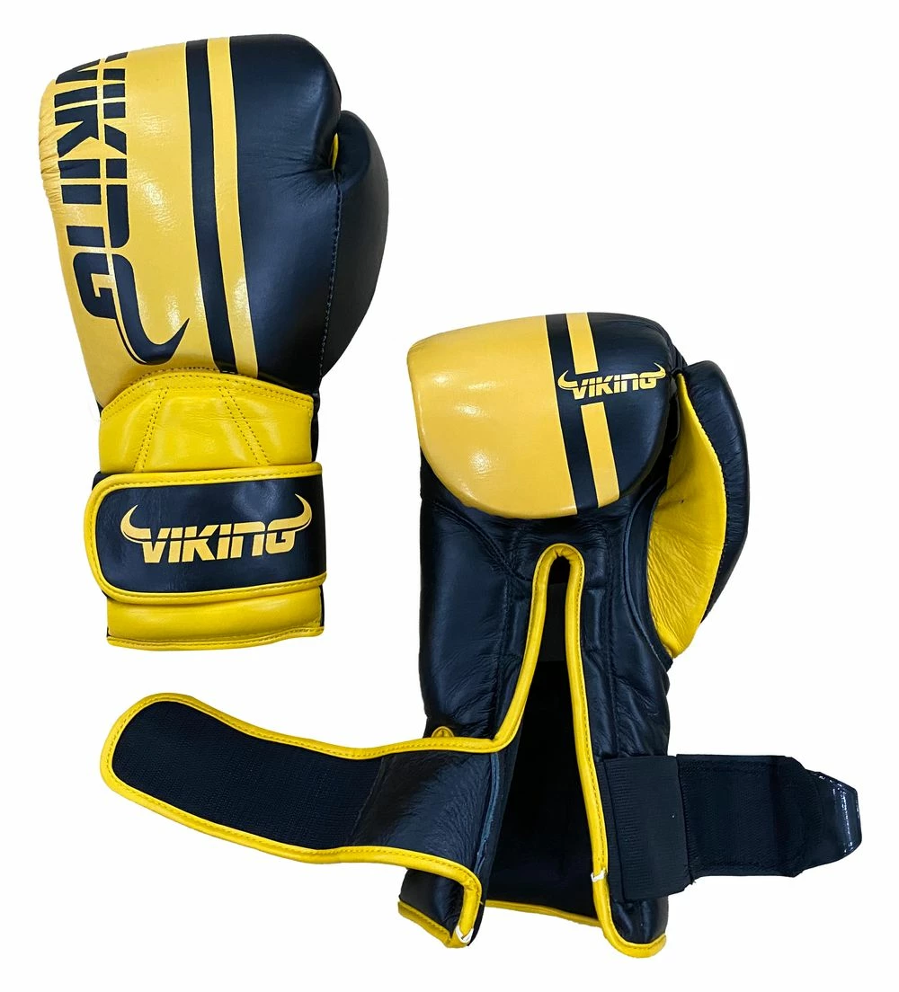 Viking Odin Elite Leather Dual Wrist Strap Boxing Gloves - MMA Factory 7 Viking Odin Elite Leather Dual Wrist Strap Boxing Gloves - MMA Factory - Image 5