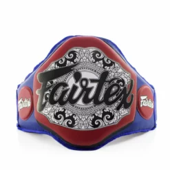 Fairtex Triple Champ Microfiber Belly Pad - BPV3 - MMA Factory -MMA FACTORY Shop bpv3 blue red 1 1 1 1
