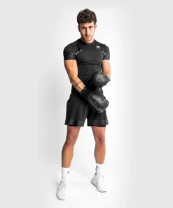 Venum Tempest 2.0 Rashguard - Short Sleeves - MMA Factory -MMA FACTORY Shop ee299cb304a74203bccf56f28122892a6c637c56 rashguards ss tempest2.0 black grey 04 1 1