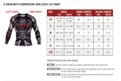 UFC Venum Authentic Fight Week Men's Performance Long Sleeve Rashguard - MMA Factory -MMA FACTORY Shop en sizeguide rash long sleeve 6