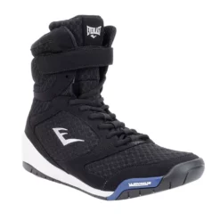 Everlast Elite Pro Hi Top - Black - MMA Factory 9 Everlast Elite Pro Hi Top - Black - MMA Factory -MMA FACTORY Shop everlast elite high top boxing shoes black angle front