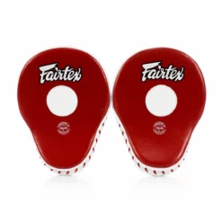 Fairtex FMV9 Ultimate Contoured Focus Mitts - MMA Factory -MMA FACTORY Shop fmv9 red white 2