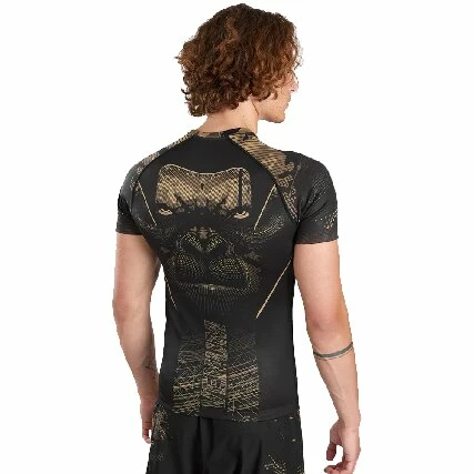 Venum Gorilla Jungle Rashguard Short Sleeve - MMA Factory 5 Venum Gorilla Jungle Rashguard Short Sleeve - MMA Factory - Image 3