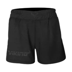 Viking Iconic Shorts - 5.75 Inch Side Slits - MMA Factory -MMA FACTORY Shop iconic shorts black front