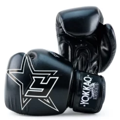 Yokkao Institution Boxing Gloves - MMA Factory -MMA FACTORY Shop institutiongloveblack1000 1
