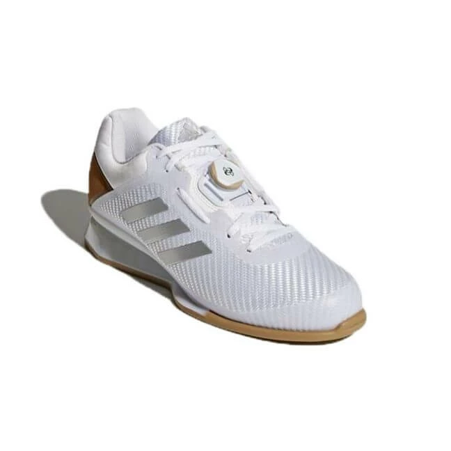 Adidas Leistung.16 II Weight-Lifting Shoes White/Silver Metallic - MMA Factory 3 Adidas Leistung.16 II Weight-Lifting Shoes White/Silver Metallic - MMA Factory