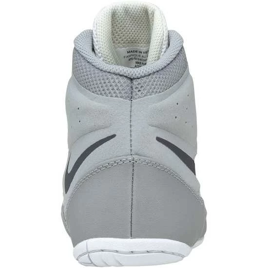 Nike Fury Wrestling Shoes - White/Grey - MMA Factory 6 Nike Fury Wrestling Shoes - White/Grey - MMA Factory - Image 4