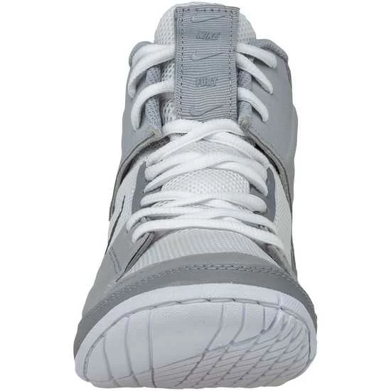 Nike Fury Wrestling Shoes - White/Grey - MMA Factory 4 Nike Fury Wrestling Shoes - White/Grey - MMA Factory - Image 2