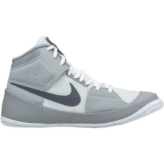 Nike Fury Wrestling Shoes - White/Grey - MMA Factory 3 Nike Fury Wrestling Shoes - White/Grey - MMA Factory