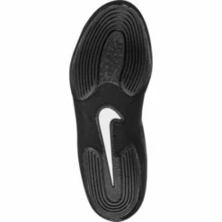 Nike Inflict 3 Wrestling Shoes - Black/Metallic Silver - MMA Factory -MMA FACTORY Shop nike inflict black metallic silver 325256005 bottom 500x500 1