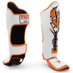 Yokkao Pad Thai Shin Guards - MMA Factory -MMA FACTORY Shop pad thai shinguards white 3 1000