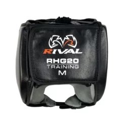 RIVAL RHG20 PRO TRAINING HEADGEAR - MMA Factory -MMA FACTORY Shop rhg20 black back 750x 1