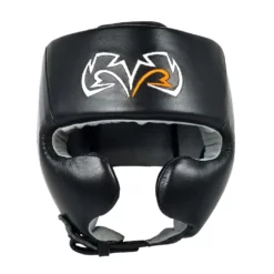 RIVAL RHG20 PRO TRAINING HEADGEAR - MMA Factory -MMA FACTORY Shop rhg20 black front 750x 1