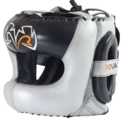 Rival RHGFS3 Face-Saver Headgear - MMA Factory -MMA FACTORY Shop rhgfs3 silver 2048x 1