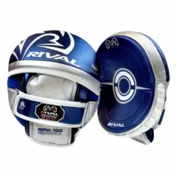 Rival RPM100 Professional Punch Mitts - MMA Factory -MMA FACTORY Shop rpm100 blue silver 2048x 1 1